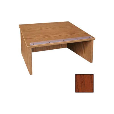 Table top Podium / Lectern - 24"W x 19-3 / 4"D x 13-3 / 4"H Mahogany