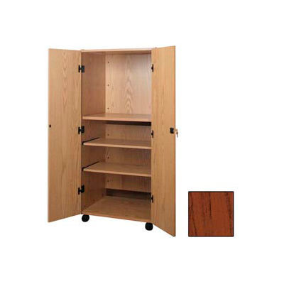 Video Cabinet - 30-1/4"W x 24-7/8"D x 67-3/8"H Mahogany
