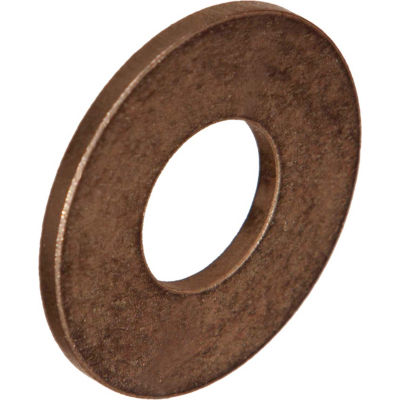 Oilube® Powdered Metal Thrust Washer 402401, Bronze SAE 841, 1/4"ID X 7/16"OD X 1/16" Thick