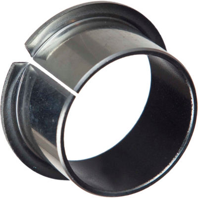 Isostatic TU® Flange Bearing 502001, Steel-Backed PTFE Lined, 3/8"ID X 15/32"OD X 1/4"L