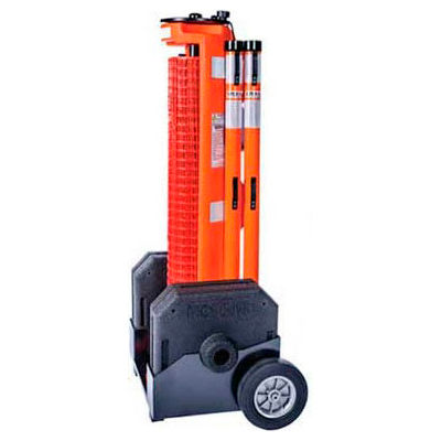 RapidRoll™ Portable Barrier Wheeled System, 50' Safety Orange Clôture, 70-7050