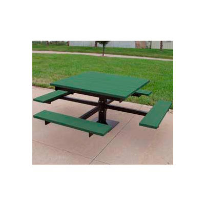 Frog Furnishings Recycled Plastic 4 ft. T-Table, Green