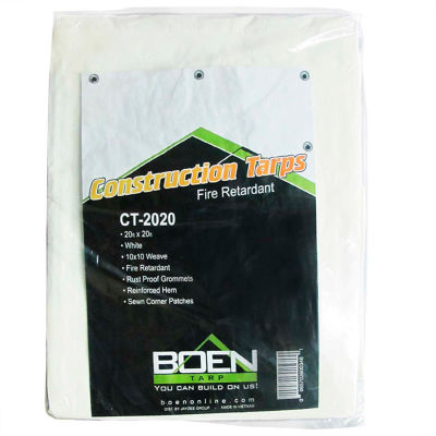 BOEN Fire Retardant Tarp 14x14 Weave, 30' x 20' - CTH-2030