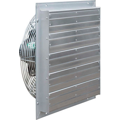 Ventilateur d’obturateur ES 20 » de fabrication J&D, 1/10 HP, monophasé