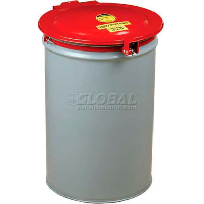 Justrite® 26753 verrouillage automatique 55 Gallon Drum couvercle avec évent et joint