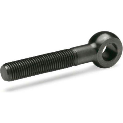 J.W. Winco GN 1524 Swing Bolts, Steel, avec Extended Thread Length, Blackened, M24, 6-5/16"L, 1 » ID