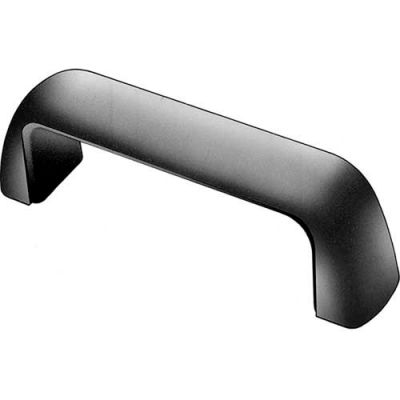 J.W. Winco Plastic Cabinet U-Handle - 5.24"L x 1.02" Dia Black 5/16-18 Tapped Thread