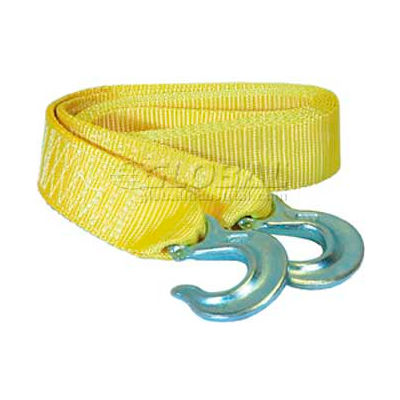 K-Tool 73801 7000 Lb. Capacity Tow Strap 10' x 1-7/8" with Forged Hooks