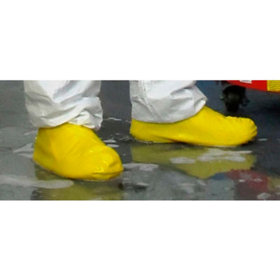 Couvre-chaussures robustes, latex, jaune, LG, 100 paires/caisse