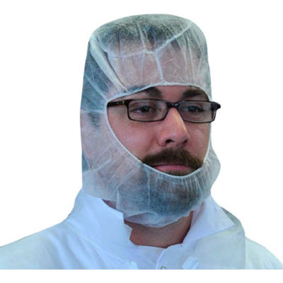 Capot en polypropylène léger, 100 % sans Latex blanc, une taille, 100/sac, 10 sacs/caisse
