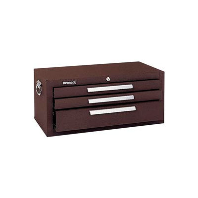 Kennedy® 2603B Signature Series 26-5/8"W X 12"D X 11-3/4"H 3 Drawer Brown Add-On Base