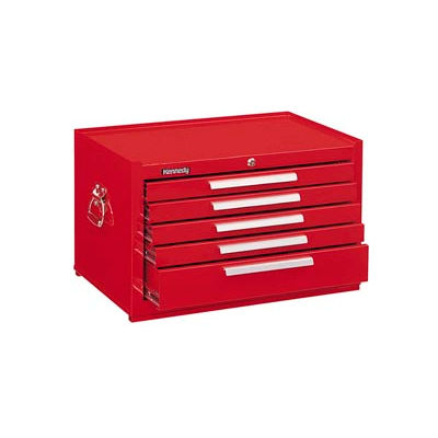 Kennedy® 285XR Signature Series 27"W X 18"D X 16-5/8"H 5 Drawer Red Mechanics Chest