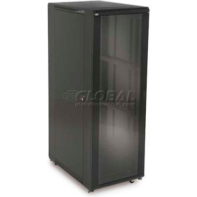 Kendall Howard™ 37U BOUVILLONS® Server Cabinet - Portes de verre/ventilées - 36 po de profondeur