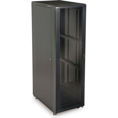 Kendall Howard™ 42U BOUVILLONS® Server Cabinet - Portes en verre/verre - 36 po de profondeur