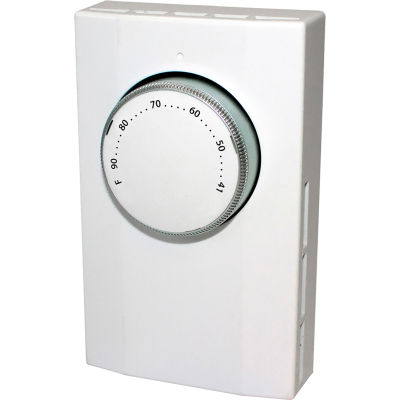Ligne électrique King tension Thermostat mécanique K101 unipolaire chaleur seulement 120/208/240/277V 18/22 a