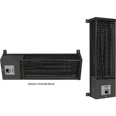 King Electric U Series Utility Pump House Heater with Thermostat, 750/187W,  240/120V, Gray | B3146851 - GLOBALindustrial.ca
