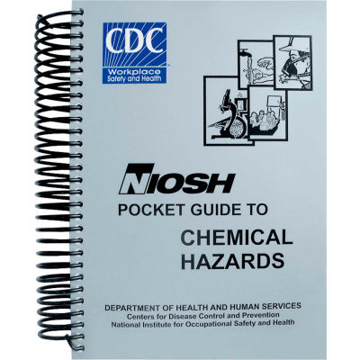 LabelMaster®NIOSH0003 NIOSH Pocket Guide to Chemical Hazards, Spiral Bound (Guide de poche du NIOSH sur les risques chimiques, reliure en spirale)