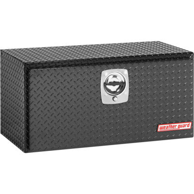 Boîte de camion Underbed garde temps, pi³ 6,5 Compact en aluminium noir. - 636 5-02