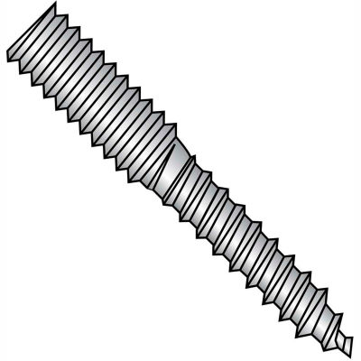 Boulons d’ancrage 1/4-20 x 2-1/2 entièrement filetée - Acier inoxydable 18-8 - Paquet de 100