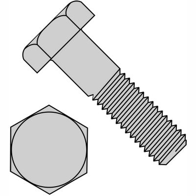 1/2-13 x 3 1/2 Hex Machine boulon galvanisé, galvanisé à chaud, paquet de 150