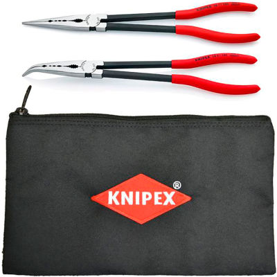 Knipex® Extra Long Needle Nose Pliers Set W / Pochette de gardien, 2 Pc
