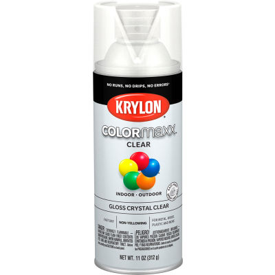 Krylon® Colormaxx™ Paint & Primer, 11 oz., Gloss Crystal Clear - Qté par paquet : 6