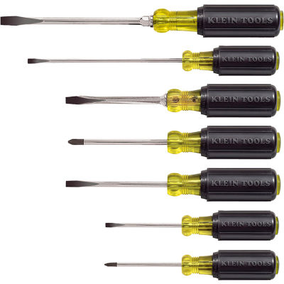 Klein Tools® 7 Piece Cushion-Grip Screwdriver Set 85076
