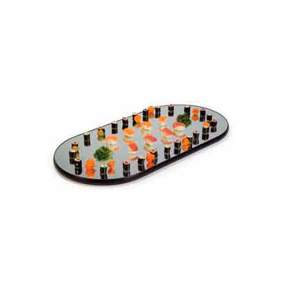 Geneva Lakeside 16"x32" Oval Rimless Glass Mirror Tray, 264