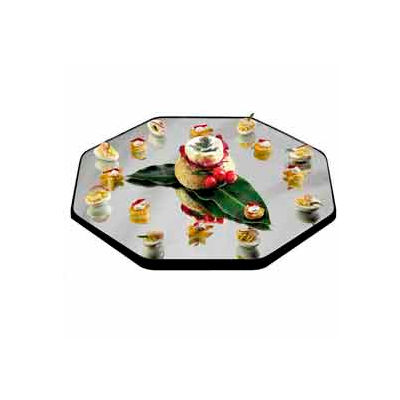 Geneva Lakeside 22" Octagonal Mirror Tray w/ Break Resistant Glass, 279