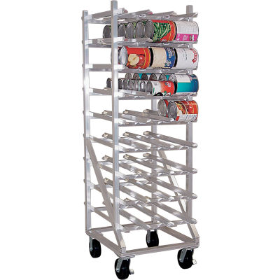 Lakeside® 335-Aluminum Full Sized Can Rack, 216(#10 Cans),297(#5 Cans)
