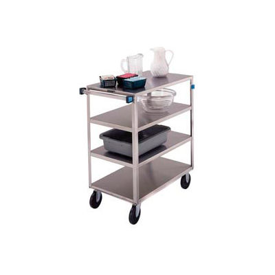 Lakeside® 353 Medium Duty Stainless Steel 4 Flush Shelf Cart 500 Lb Cap