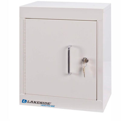 Lakeside® Narcotic Cabinet with 1 Adjustable Shelf, Double Door/Double Lock, Beige