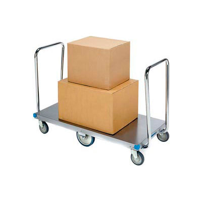 Lakeside® 456 Stainless Steel Dual Handle Platform Truck - 53-1/2 x 24-7/8 - 1000 Lb. Cap.