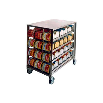Lakeside® 458-Stainless Steel Can Rack, 72(#10 Cans), 96(#5 Cans)
