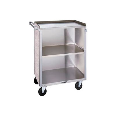 Lakeside® 610LM 3 Shelf Sd Bussing Cart - 27-3/4X16-1/2 Light Maple