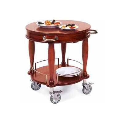 Geneva Lakeside Round Serving Cart w/ 2 Shelves , 70029