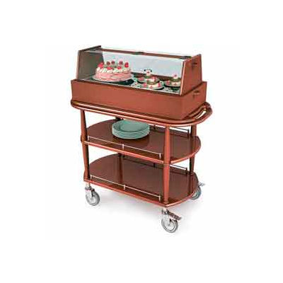 Geneva Lakeside Dessert Cart w/ Square Top Display, 70355