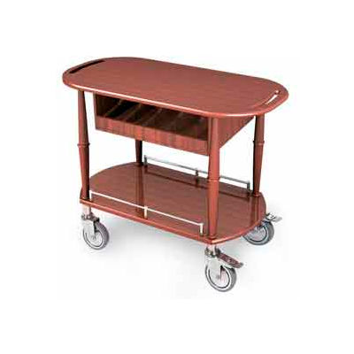Geneva Lakeside Serving Cart 35-1/2"x17-3/4"x29" w/ Cutlery Compartment, 70458