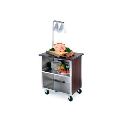 Lakeside® 810 3 Shelf Md Bussing Cart - 28-1/4X16-7/8 Walnut