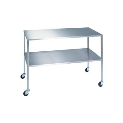 Lakeside® 8357 Stainless Steel Instrument Table with Shelf - 36"L x 24"W x 34"H