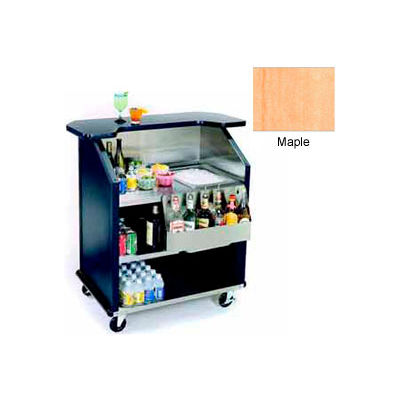 Geneva Lakeside 43" Portable Beverage Bar, SS Interior, 884-Maple
