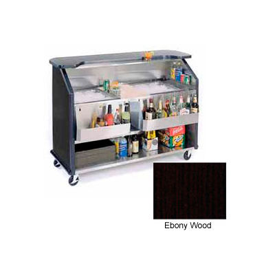 Geneva Lakeside 64" Beverage Bar w/ TWO Insulated Ice Bin, 886-EbonyWood
