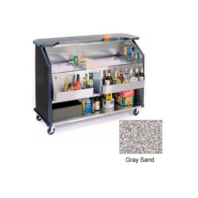 Geneva Lakeside 64" Beverage Bar w/ TWO Insulated Ice Bin, 886-GreySand