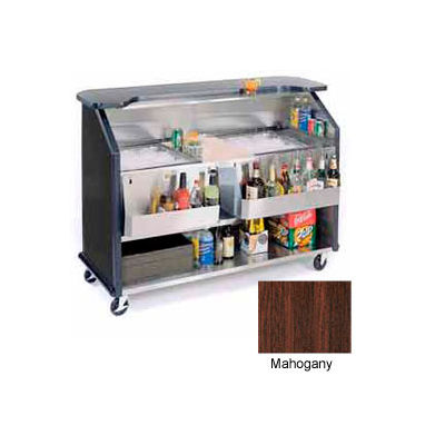 Geneva Lakeside 64" Beverage Bar w/ TWO Insulated Ice Bin, 886-Mahogany