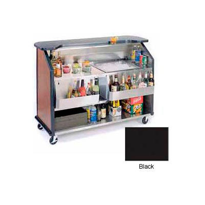 Geneva Lakeside 64" Portable Beverage Bar, Insulated Ice Bin, 887-Black