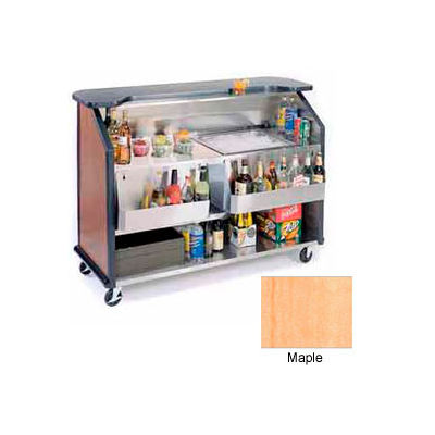Geneva Lakeside 64" Portable Beverage Bar, Insulated Ice Bin, 887-Maple