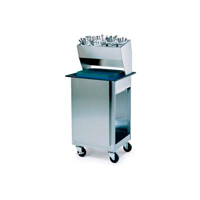 Lakeside® 986, Tray And Silver Cart W/ Brakes