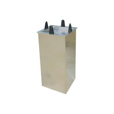 Lakeside® S5009, distributeur de plaque carrée blindé Drop-in - 8-1/2" à plaques 9-1/4"