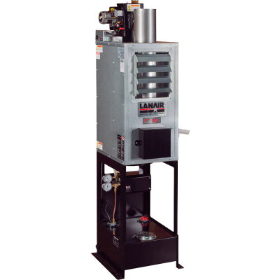 Lanair XT-75 Waste Oil Heater, 6 Roof Chimney u0026 10 Gallon Tank, 75000 BTU  | B3125970 - GLOBALindustrial.ca