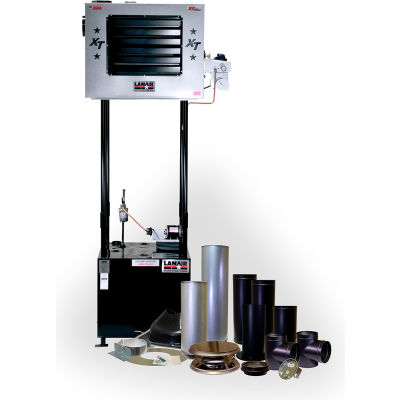 Lanair XT-300 Waste Oil Heater Pkg, 8 Chimney Roof Kit u0026 215 Gallon Tank,  300000 BTU | B3125991 - GLOBALindustrial.ca